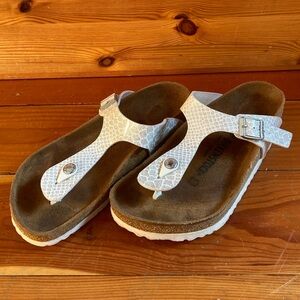 White Sparkle Birkenstock